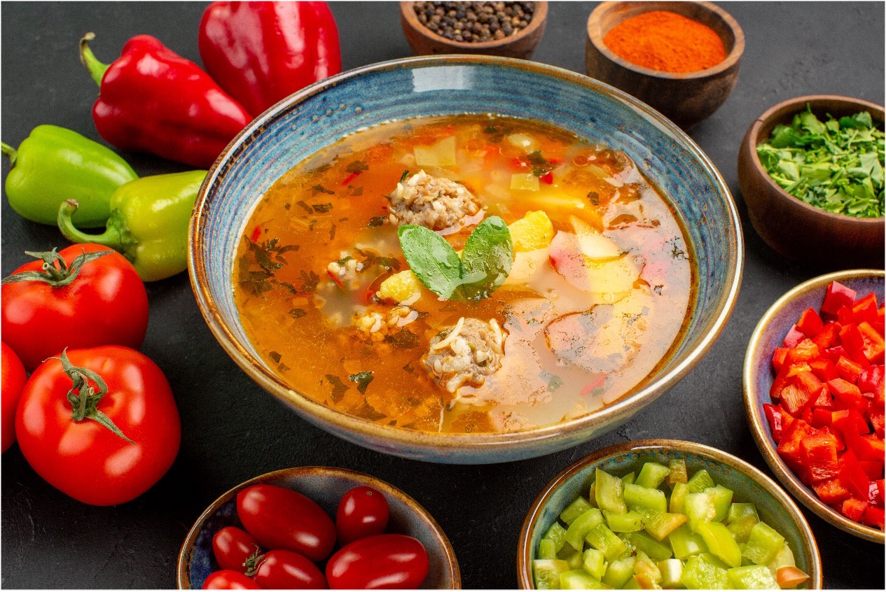 سوپ یک شام سبک ، سالم و رژیمی